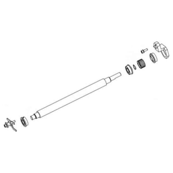G2 RH REMOVABLE PLATEN ROLLER