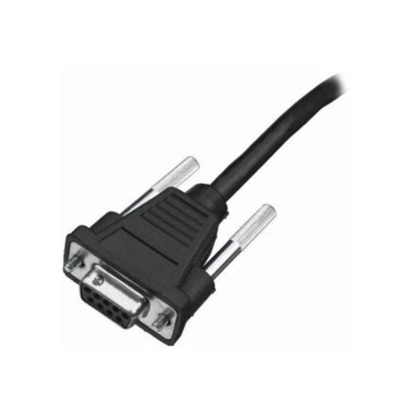 CABLE: RS232, BLACK, DB9 FEMALE, 2.