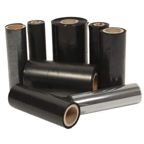 TT Ribbons, Zebra, 2300, Cera, 110mm, 450m, Exterior, Negro