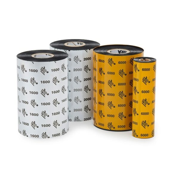 TT Ribbons, Zebra, 3200, Cera/resina, 89mm, 450m, Exterior, Negro