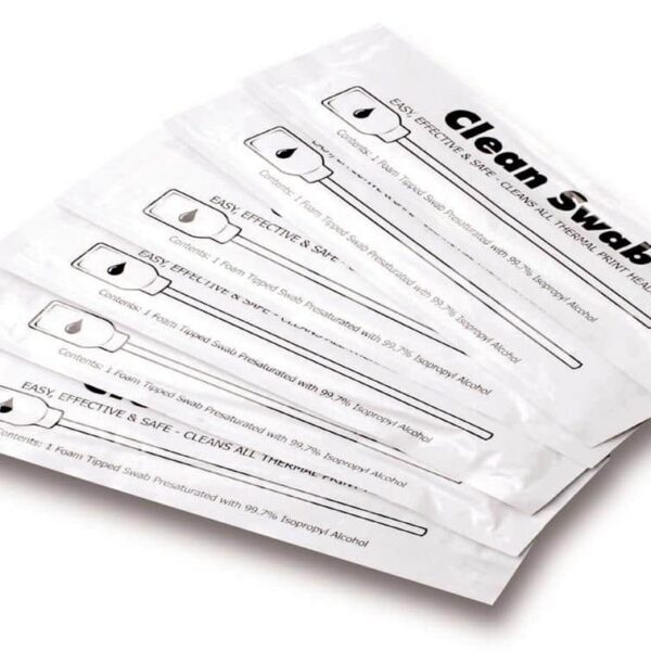 Cleaning foam tip swabs